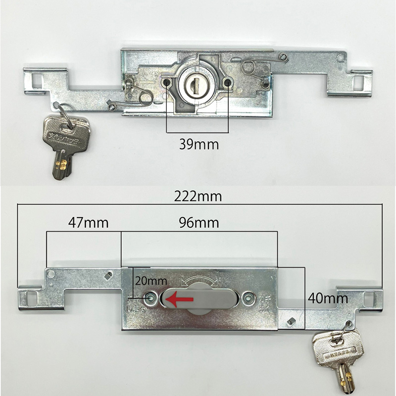 ☆文化シャッター交換錠☆ディンプルキー2本付き☆Cタイプ(新型)KS-28☆防犯 鍵 取替用 シャッター錠 文化シャッター Ｃタイプ（新型） KS-28
