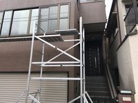 ２Ｆ足場のない屋根の上での作業の場合