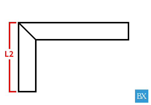 右L字納まり　　 