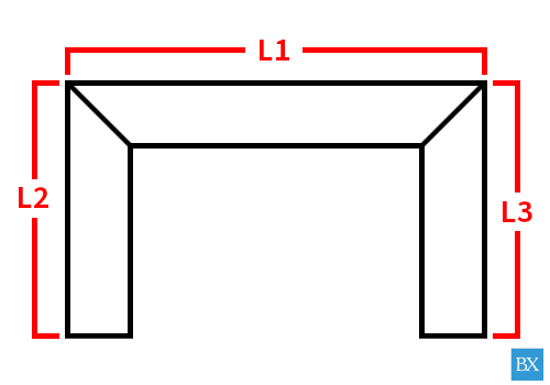 コノ字納まりサイズ