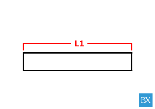 直線納まりサイズ